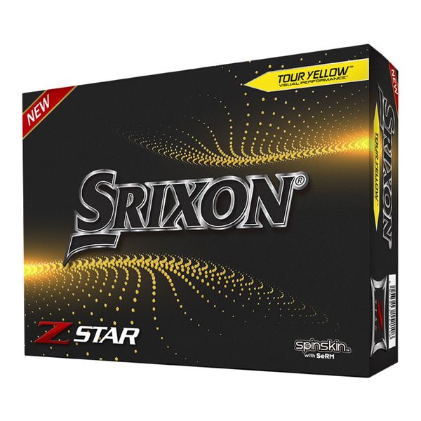 Srixon 2021 Z-Star Golf Ball-Yellow-Dozen 10311182